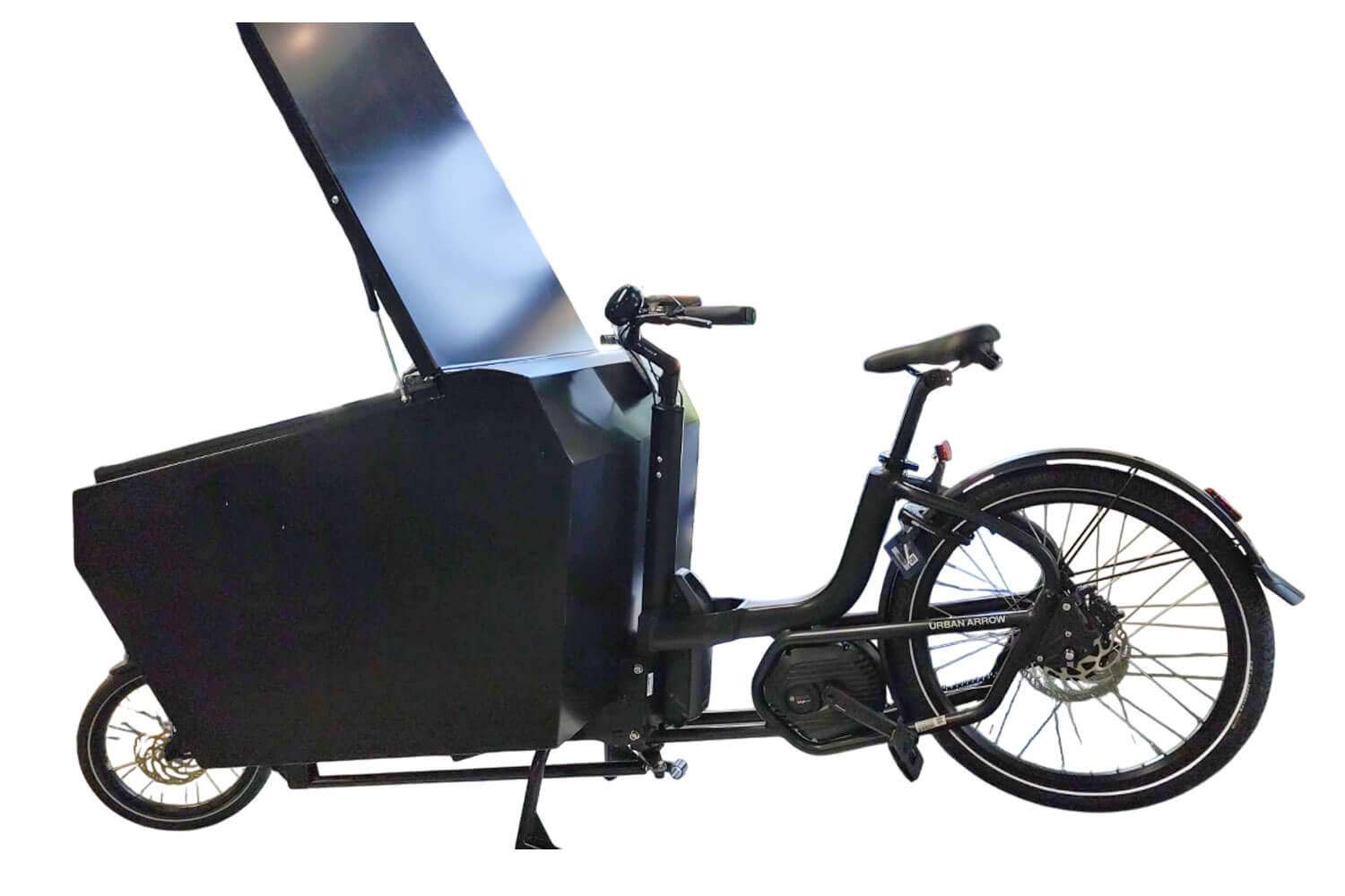 Urban Arrow Flatbed XL mit Alu-Kiste und Bosch CX Cargoline Motor  