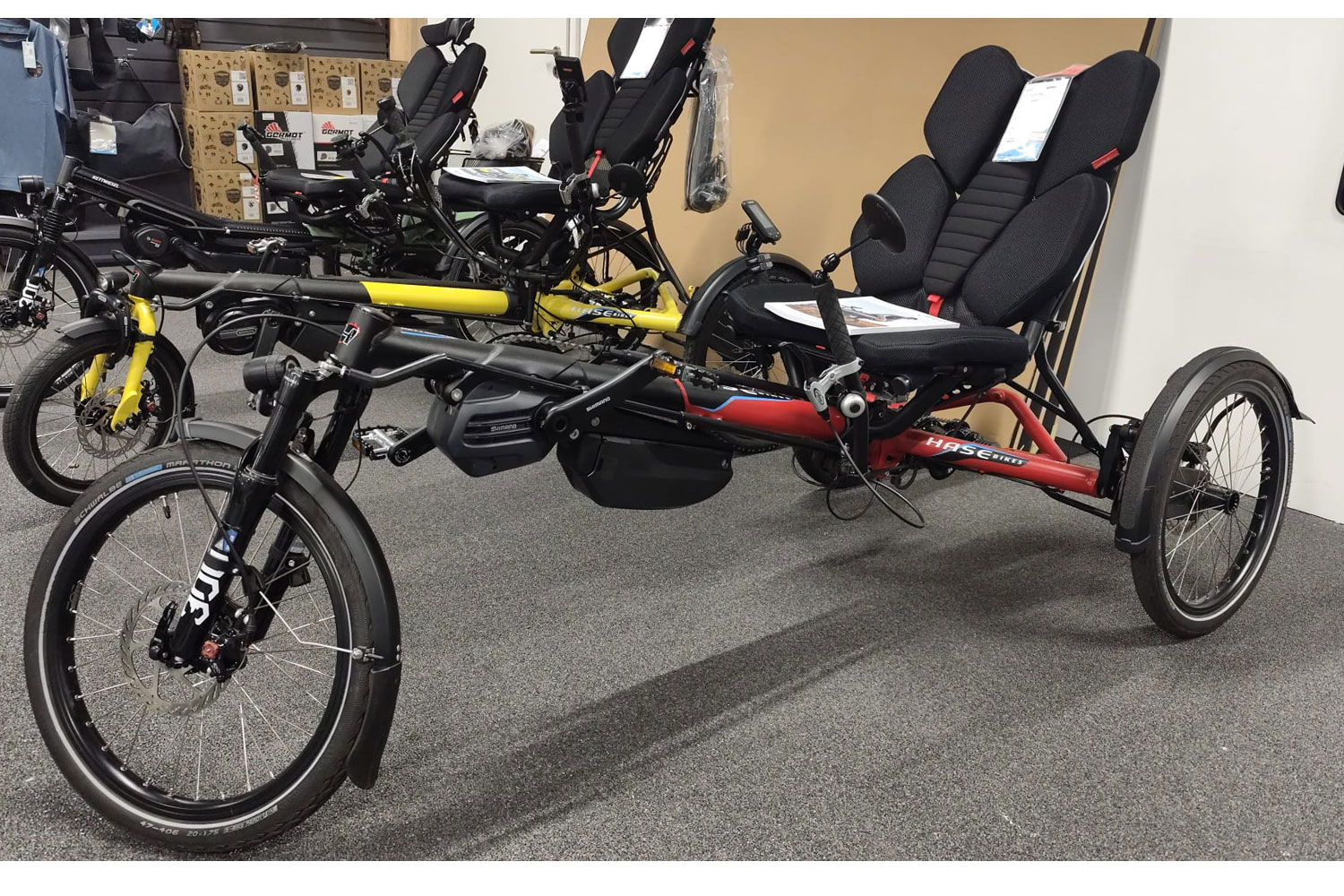 HASE Kettwiesel Evo Steps E-Liegerad  