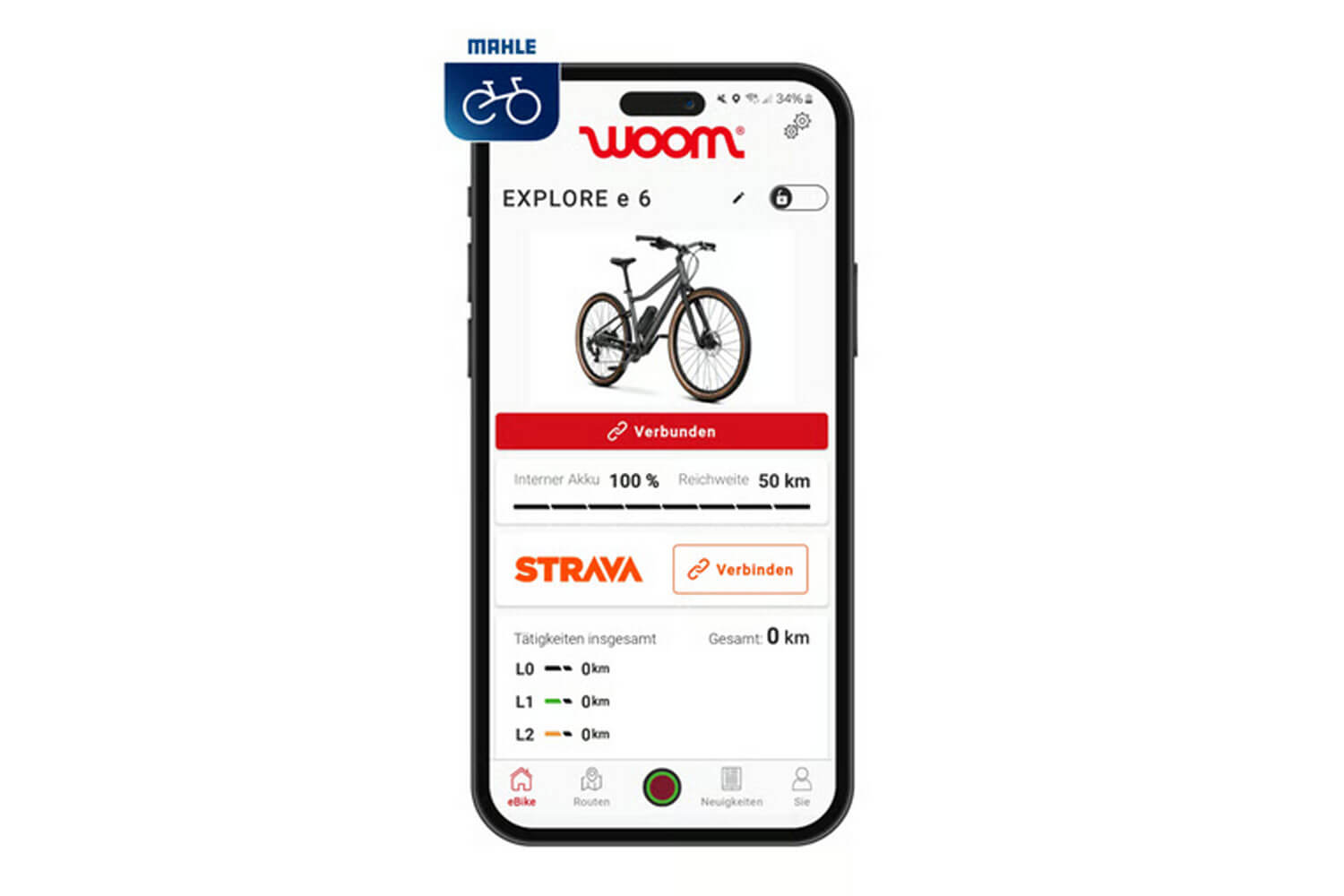 WOOM Explore E 5 E-Bike 24 Zoll  