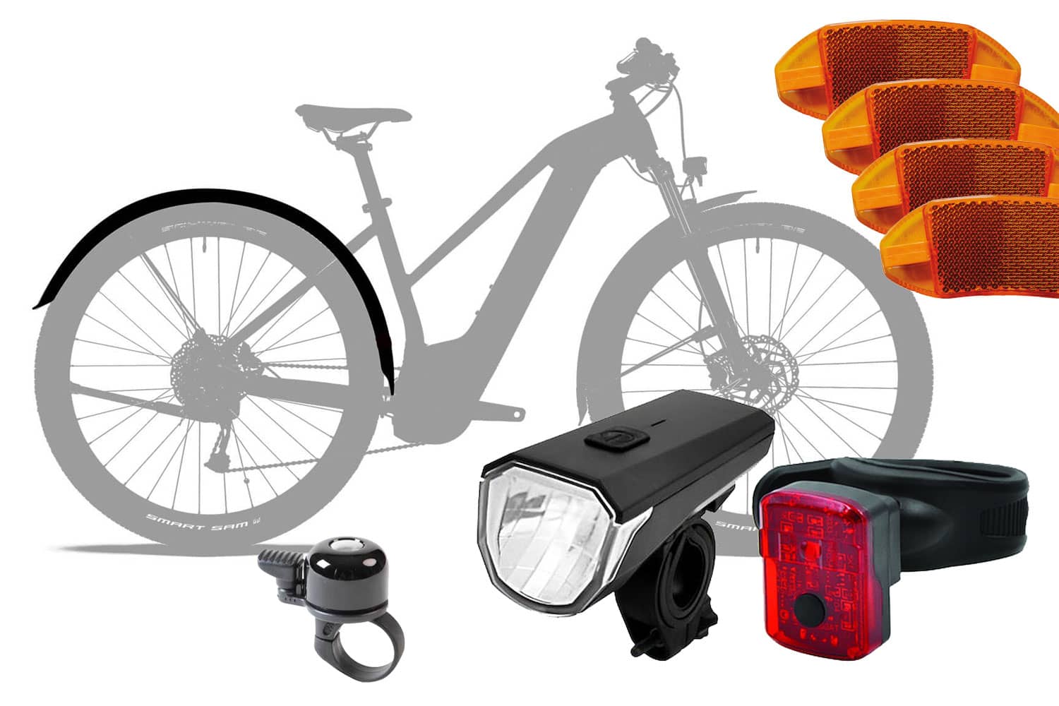 Set Fahrrad Sicherheit  