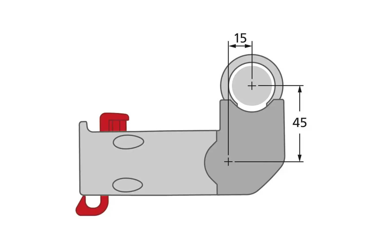 KLICKfix Distanz-Set 90 Grad für Lenker-Adapter E  